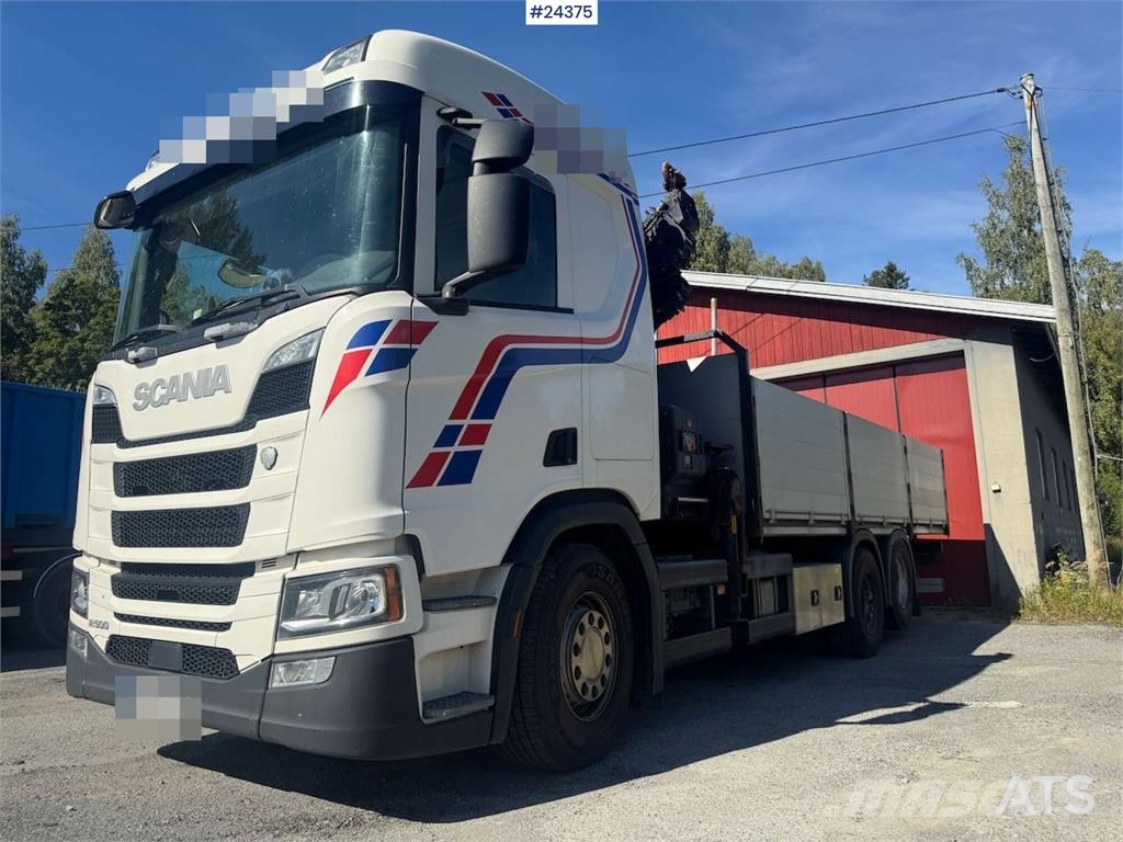 Scania R500 6x2 Kranbil - 19 t/m Hiab m/ rotator. Kamioni sa kranom