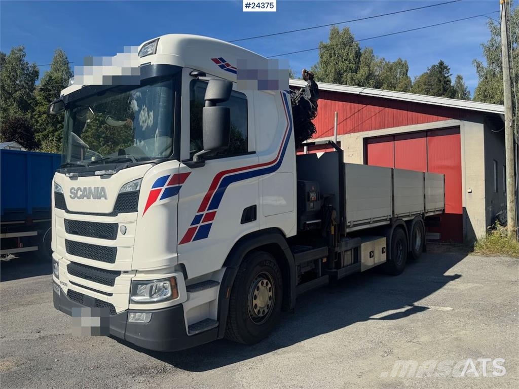 Scania R500 6x2 Kranbil - 19 t/m Hiab m/ rotator. Kamioni sa kranom
