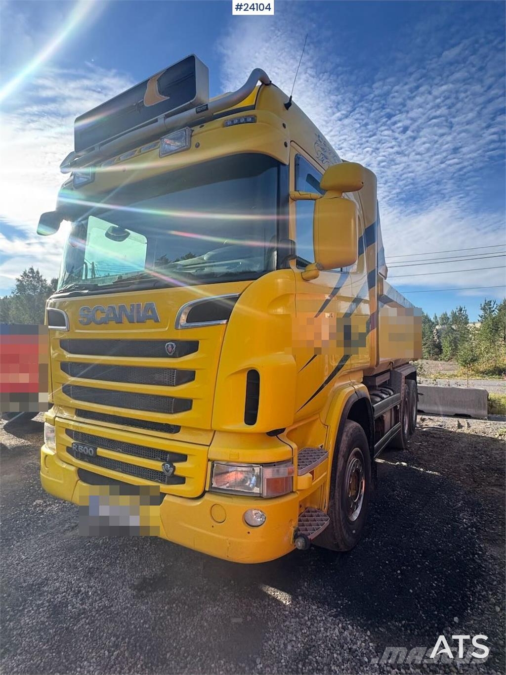 Scania R500 6x4 Tipper Truck Savivarčių priekabų vilkikai