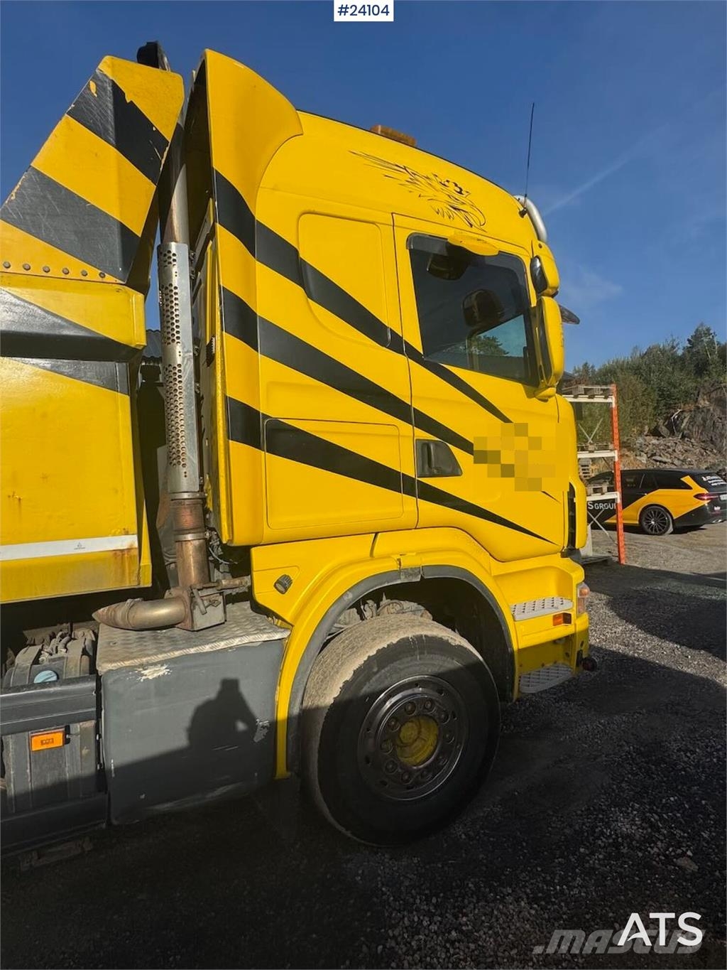 Scania R500 6x4 Tipper Truck Savivarčių priekabų vilkikai