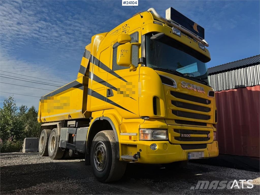 Scania R500 6x4 Tipper Truck Savivarčių priekabų vilkikai
