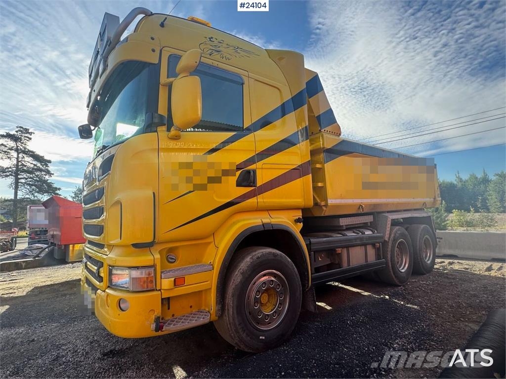 Scania R500 6x4 Tipper Truck Savivarčių priekabų vilkikai