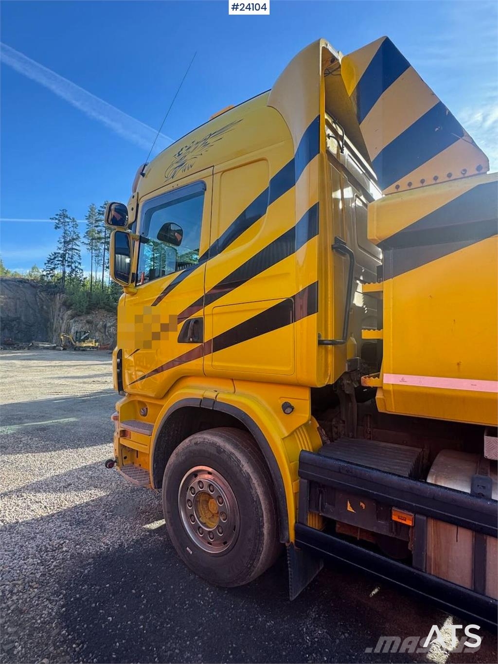 Scania R500 6x4 Tipper Truck Savivarčių priekabų vilkikai