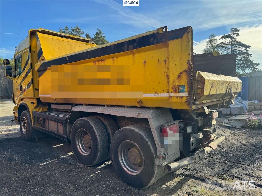 Scania R500 6x4 Tipper Truck Savivarčių priekabų vilkikai