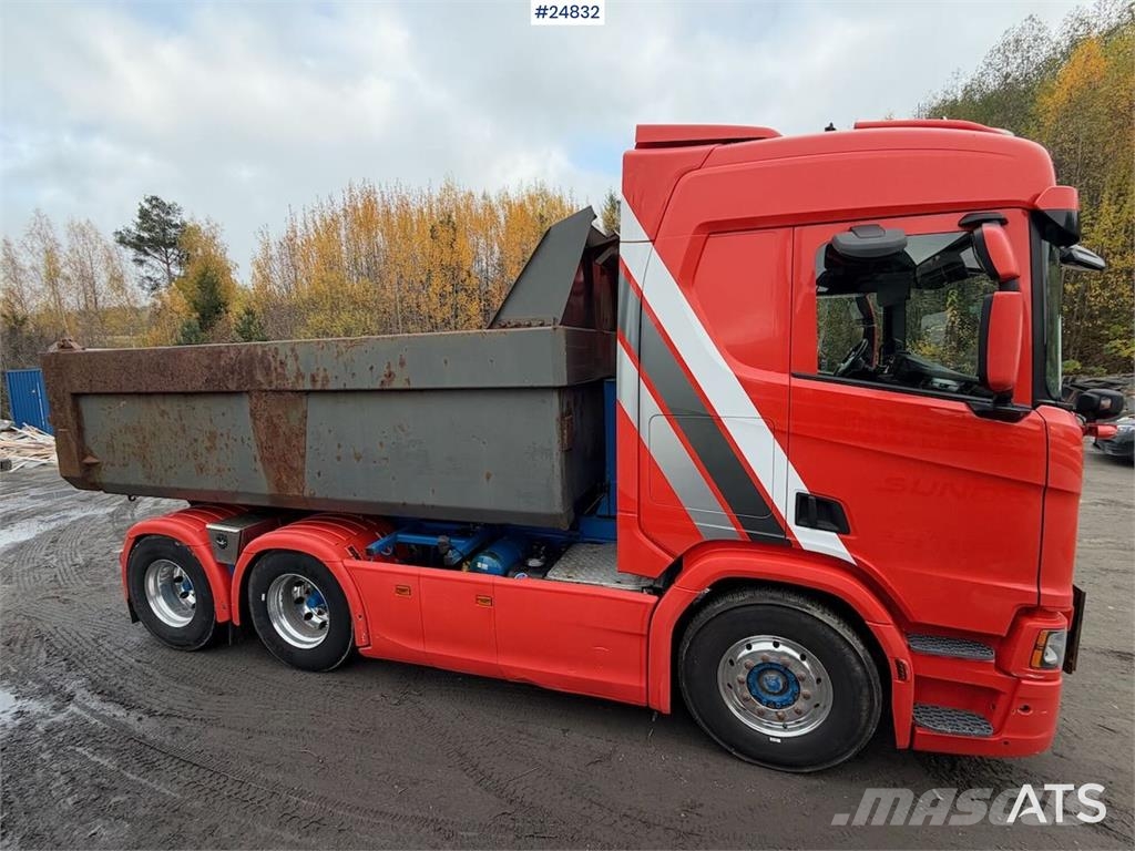 Scania R500 6x4 Tipper truck with snow plough equipment Kiperi kamioni
