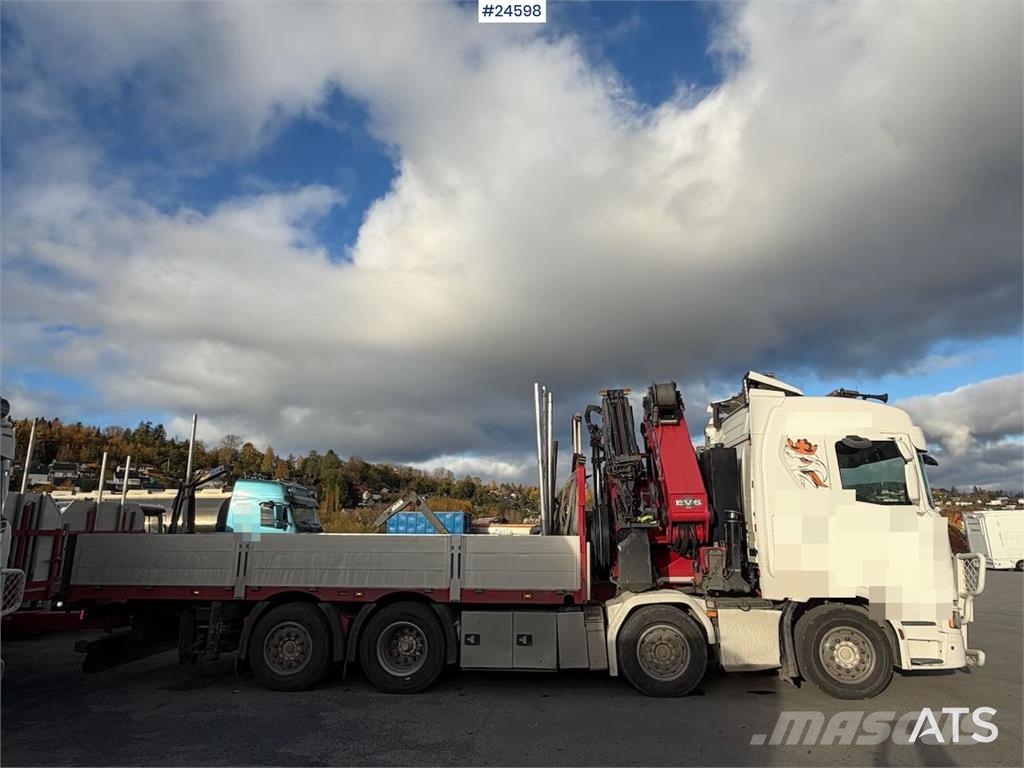 Scania R500 8x2 Crane truck – HMF 7020 with jib and winch Autojeřáby, hydraulické ruky