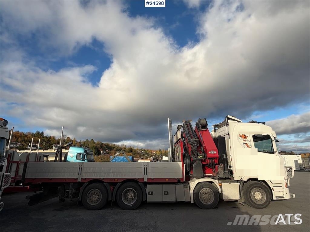 Scania R500 8x2 Crane truck – HMF 7020 with jib and winch Autojeřáby, hydraulické ruky