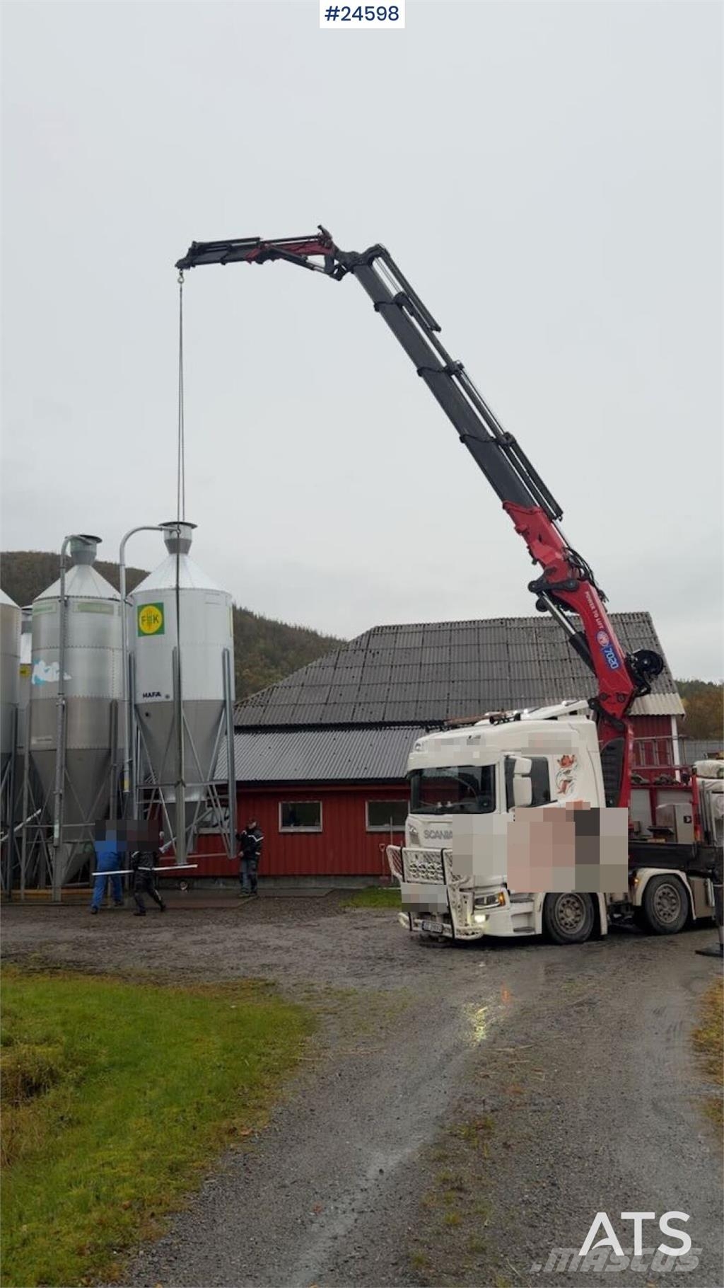 Scania R500 8x2 Crane truck – HMF 7020 with jib and winch Kamioni sa kranom