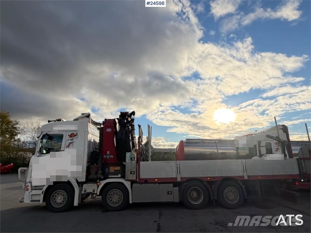 Scania R500 8x2 Crane truck – HMF 7020 with jib and winch Autojeřáby, hydraulické ruky