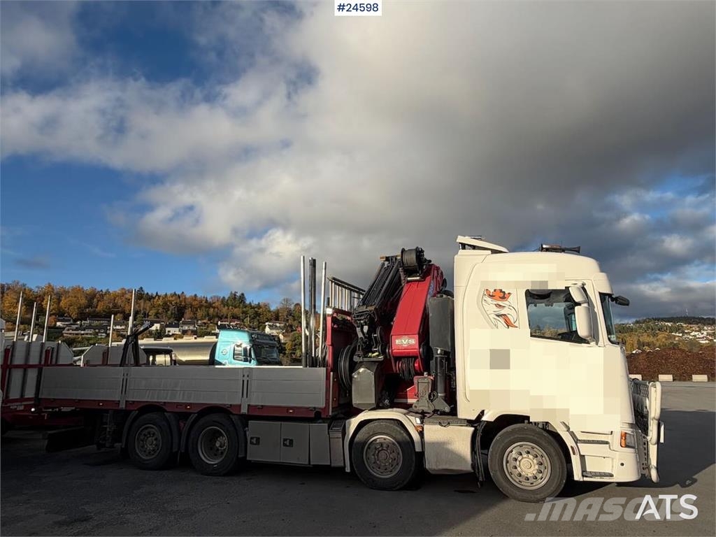 Scania R500 8x2 Crane truck – HMF 7020 with jib and winch Autojeřáby, hydraulické ruky