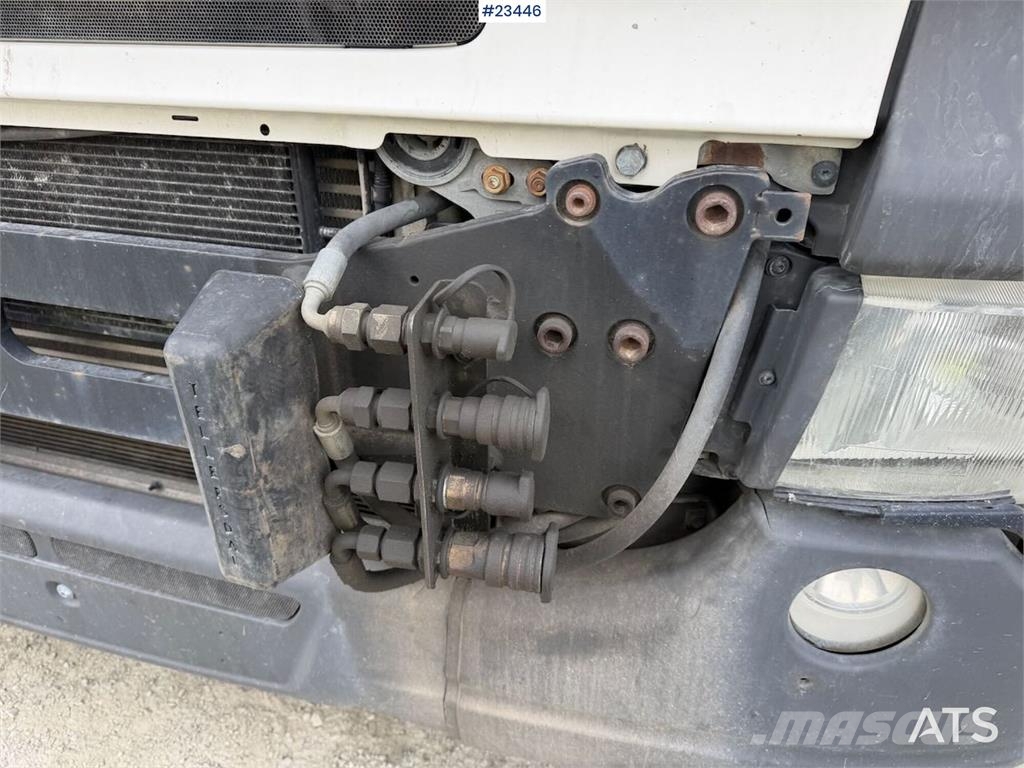 Scania R500 plow rigged hook truck w/ 20T hook. WATCH VID Camiones polibrazo