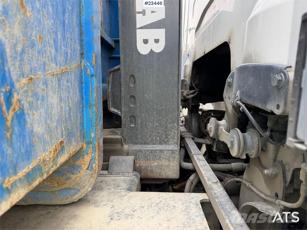 Scania R500 plow rigged hook truck w/ 20T hook. WATCH VID Camiones polibrazo