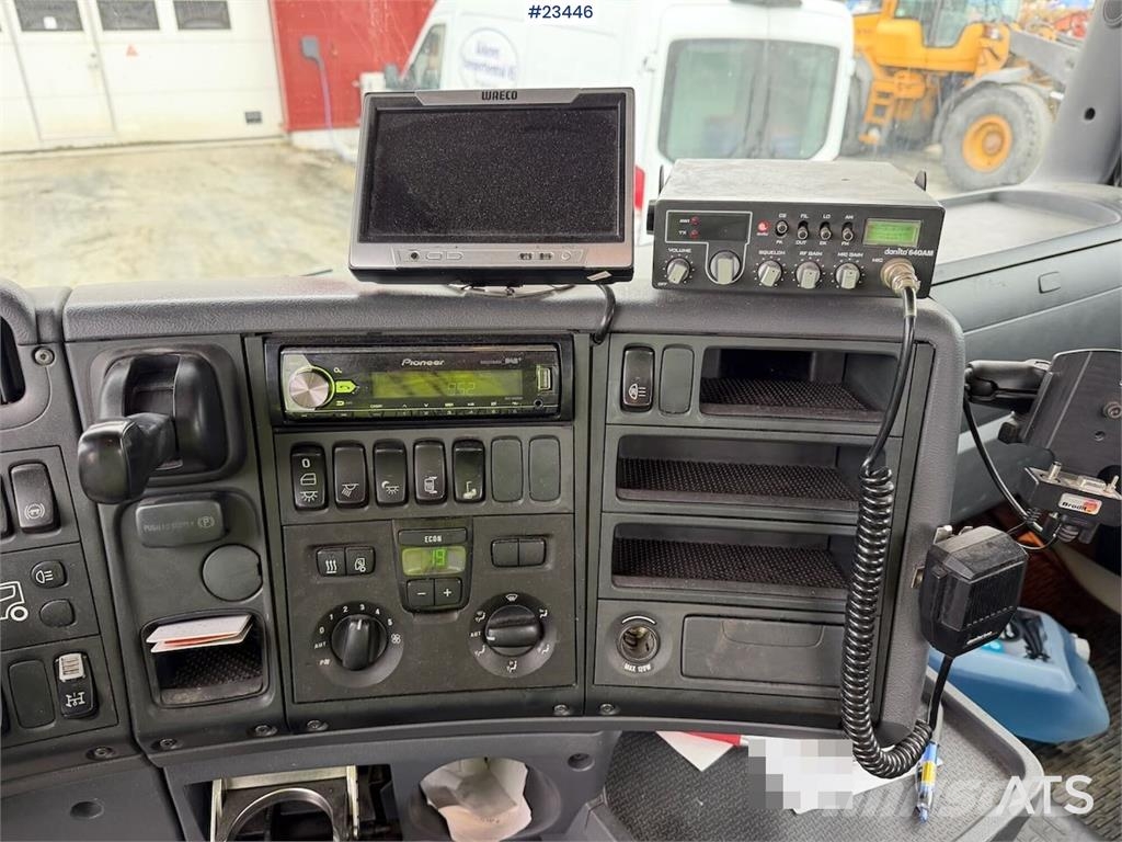 Scania R500 plow rigged hook truck w/ 20T hook. WATCH VID Camiones polibrazo