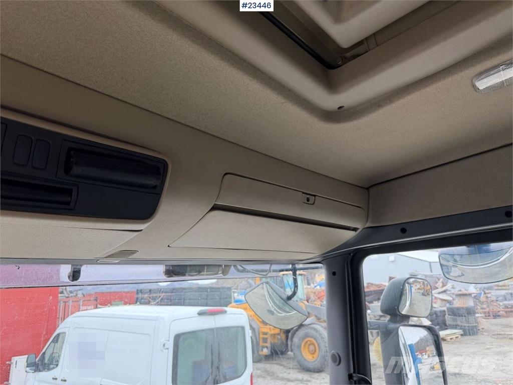 Scania R500 plow rigged hook truck w/ 20T hook. WATCH VID Camiones polibrazo