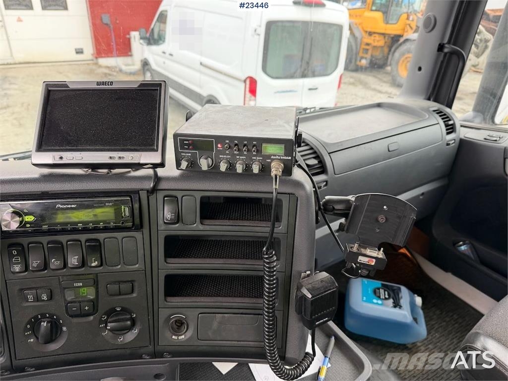 Scania R500 plow rigged hook truck w/ 20T hook. WATCH VID Camiones polibrazo