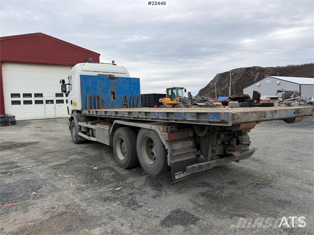 Scania R500 plow rigged hook truck w/ 20T hook. WATCH VID Camiones polibrazo
