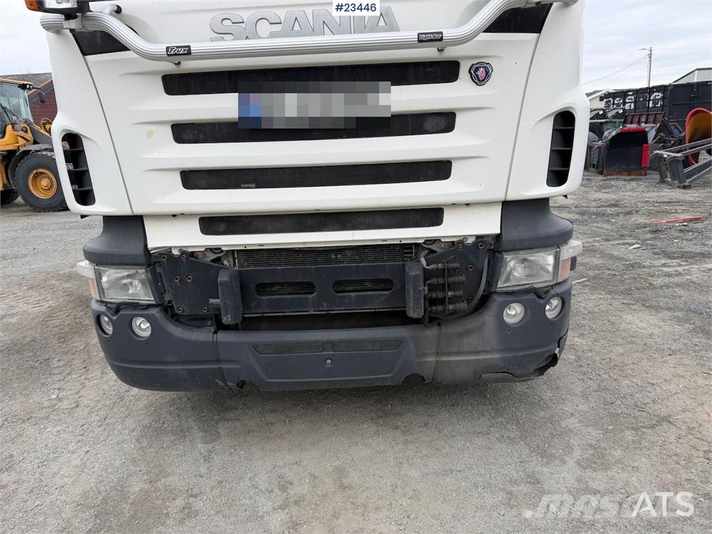 Scania R500 plow rigged hook truck w/ 20T hook. WATCH VID Camiones polibrazo