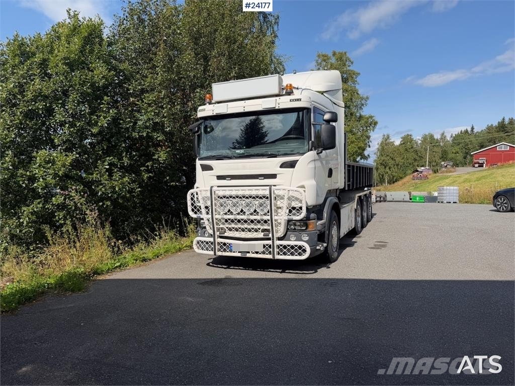 Scania R500 Tridem Hooklift – Without Body شاحنات الرافعات الخطافية