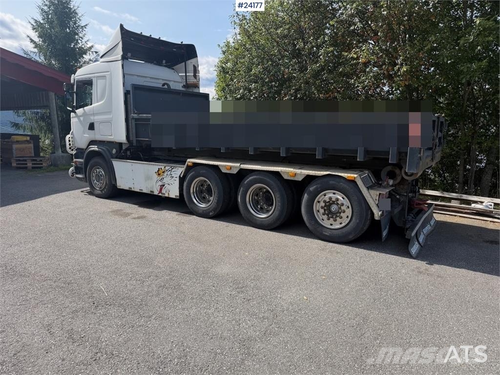 Scania R500 Tridem Hooklift – Without Body شاحنات الرافعات الخطافية