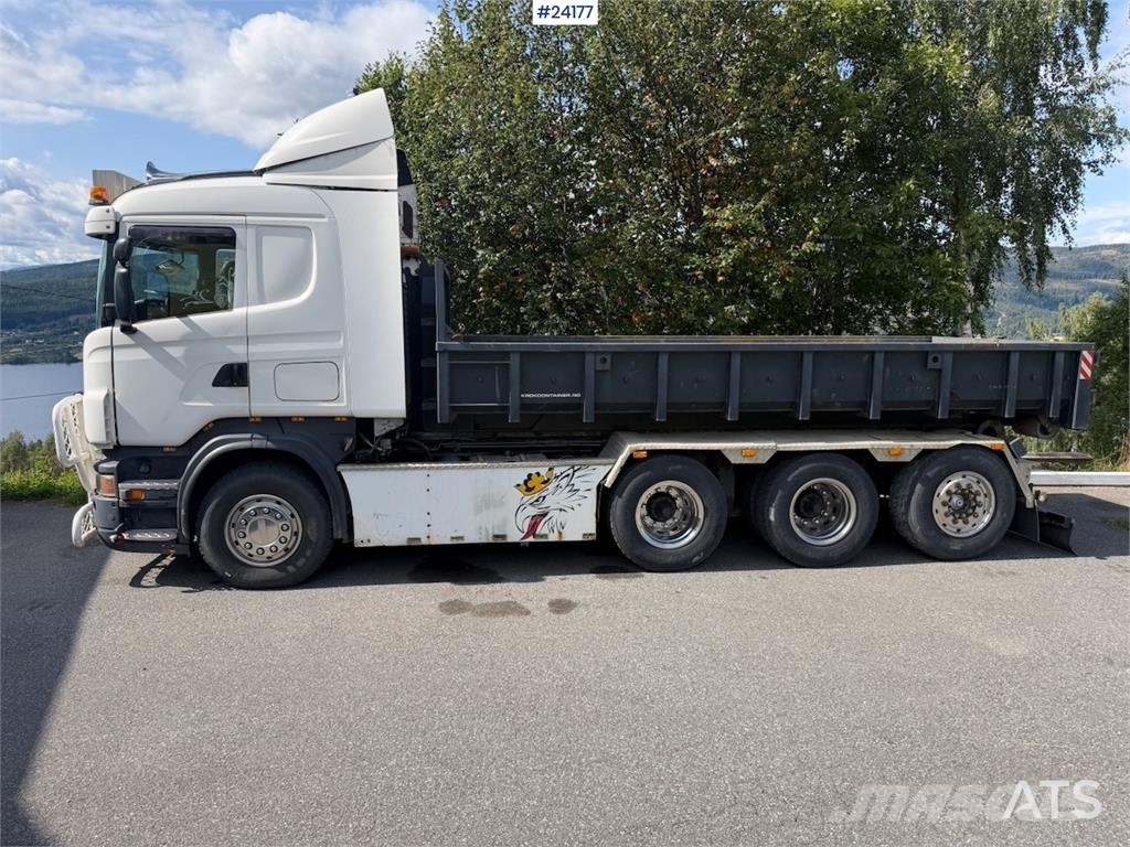 Scania R500 Tridem Hooklift – Without Body شاحنات الرافعات الخطافية