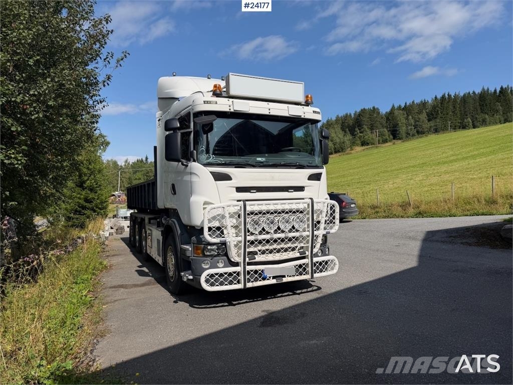 Scania R500 Tridem Hooklift – Without Body شاحنات الرافعات الخطافية
