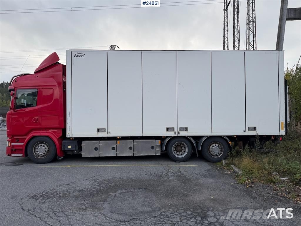 Scania R520 6x2 Box Truck with Full Side Opening Camion cassonati