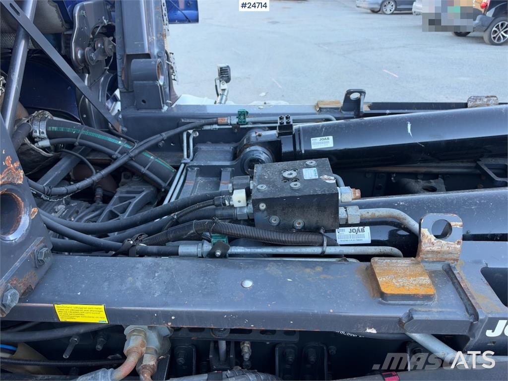 Scania R520 6x4 Hooklift Truck with JOAB Body WATCH VIDEO Rol kiper kamioni sa kukom za podizanje tereta