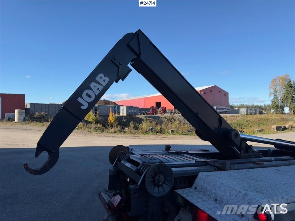 Scania R520 6x4 Hooklift Truck with JOAB Body WATCH VIDEO Rol kiper kamioni sa kukom za podizanje tereta