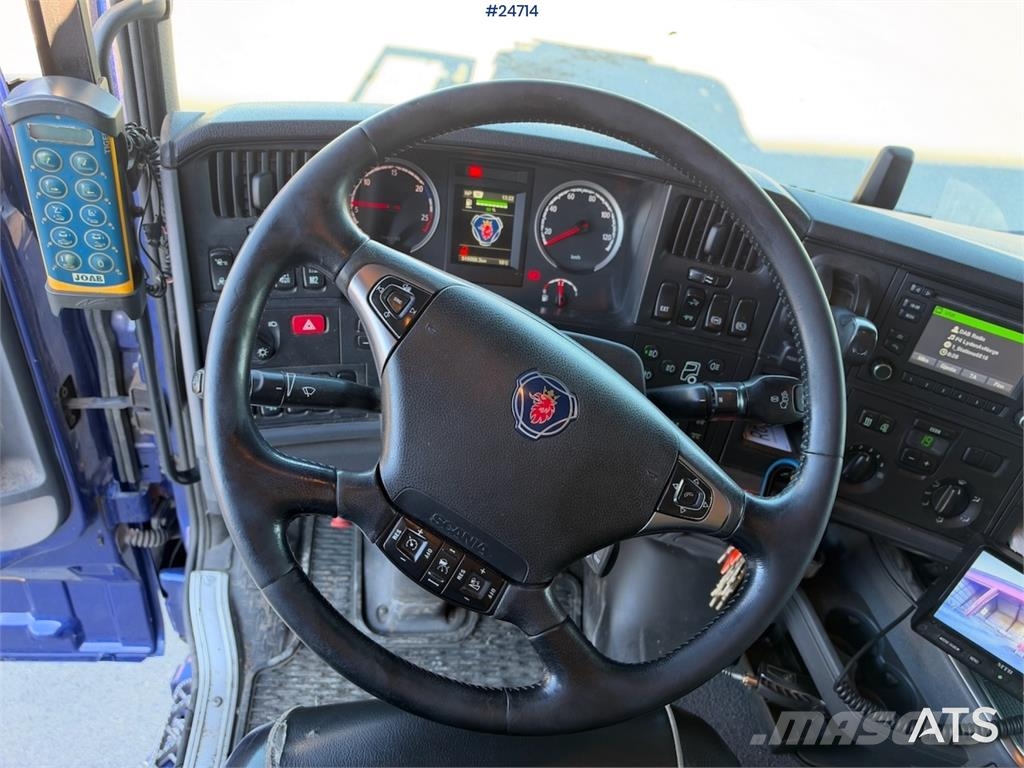 Scania R520 6x4 Hooklift Truck with JOAB Body WATCH VIDEO Rol kiper kamioni sa kukom za podizanje tereta