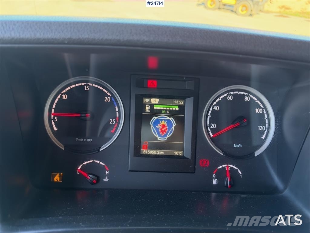 Scania R520 6x4 Hooklift Truck with JOAB Body WATCH VIDEO Rol kiper kamioni sa kukom za podizanje tereta