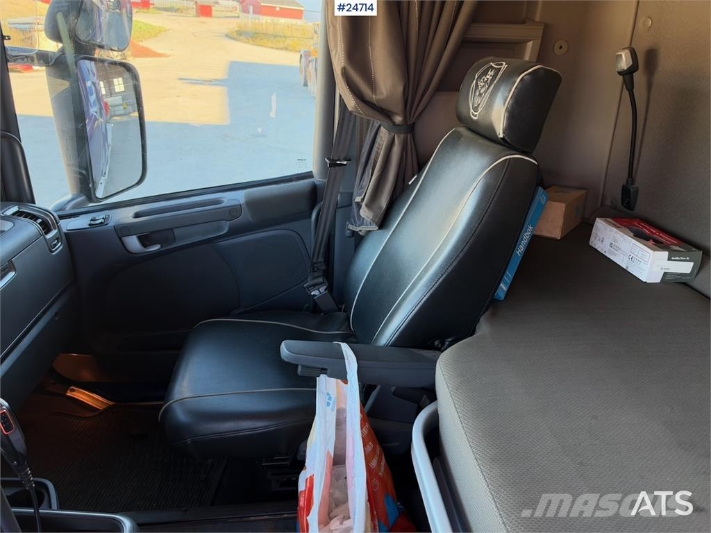 Scania R520 6x4 Hooklift Truck with JOAB Body WATCH VIDEO Rol kiper kamioni sa kukom za podizanje tereta