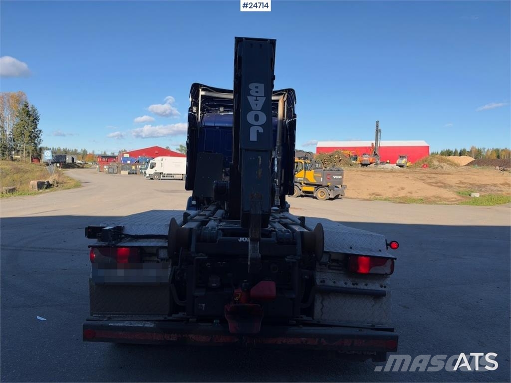 Scania R520 6x4 Hooklift Truck with JOAB Body WATCH VIDEO Rol kiper kamioni sa kukom za podizanje tereta