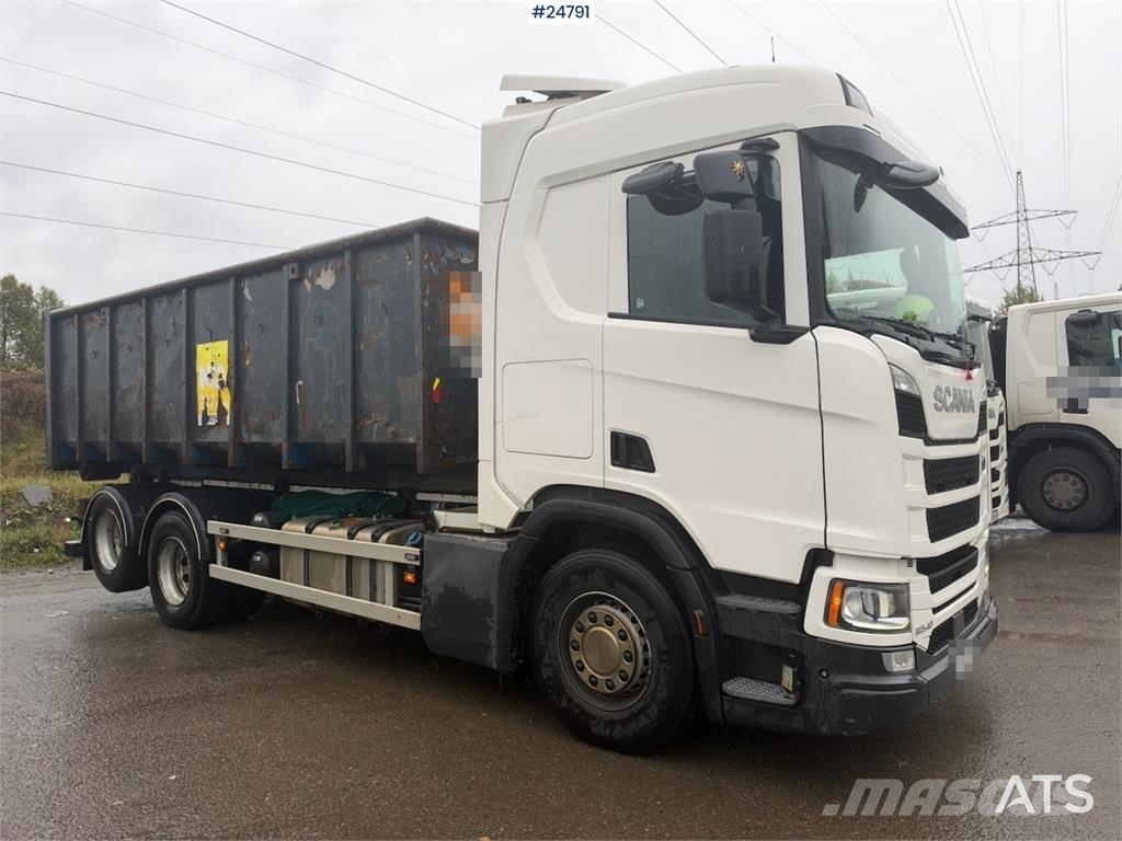 Scania R540 6x2 Hookloader – NTM bodywork شاحنات الرافعات الخطافية