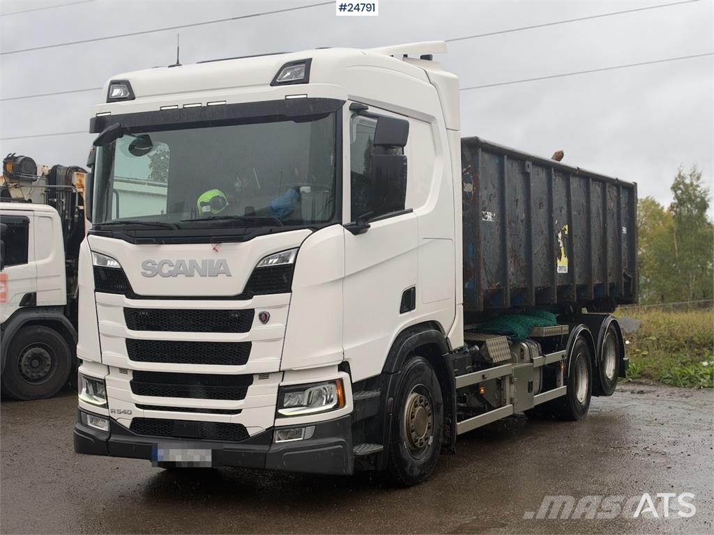 Scania R540 6x2 Hookloader – NTM bodywork شاحنات الرافعات الخطافية