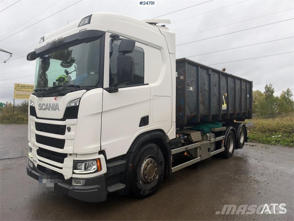 Scania R540 6x2 Hookloader – NTM bodywork شاحنات الرافعات الخطافية