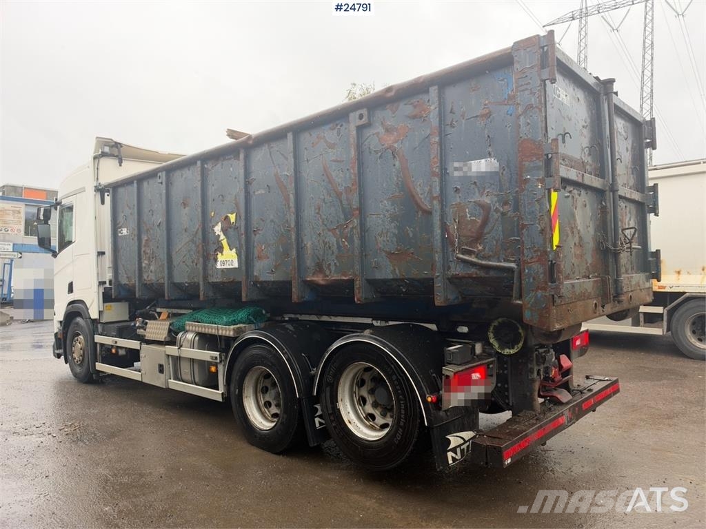 Scania R540 6x2 Hookloader – NTM bodywork شاحنات الرافعات الخطافية
