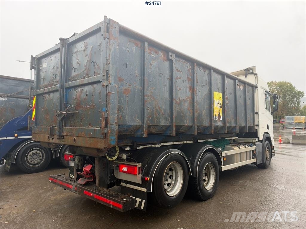 Scania R540 6x2 Hookloader – NTM bodywork شاحنات الرافعات الخطافية