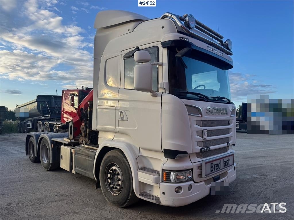 Scania R580 6x2 Crane Tractor with 30 tm Effer Crane WATC Camiones grúa