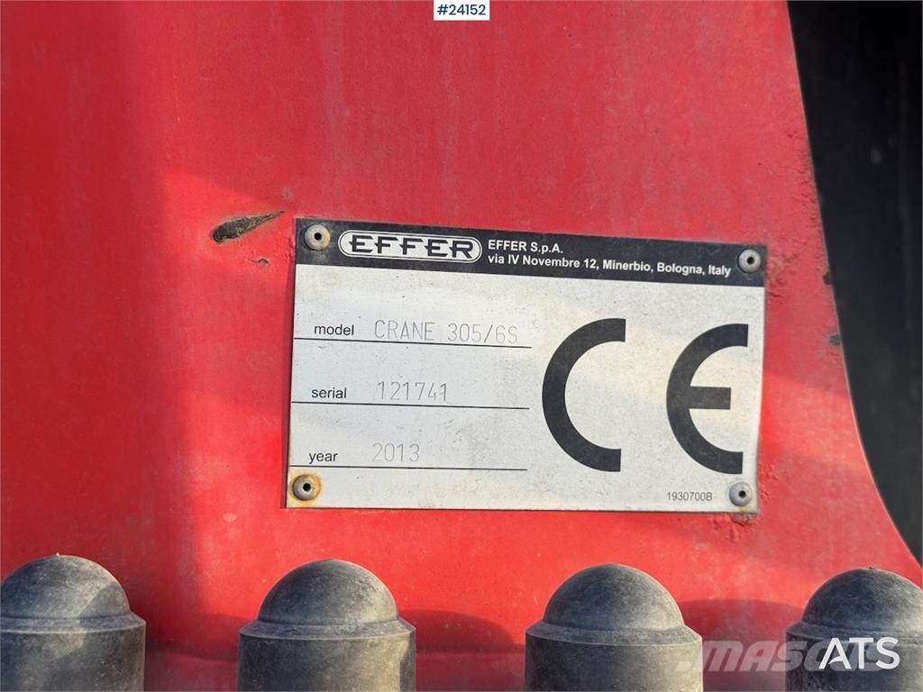 Scania R580 6x2 Crane Tractor with 30 tm Effer Crane WATC Camiones grúa