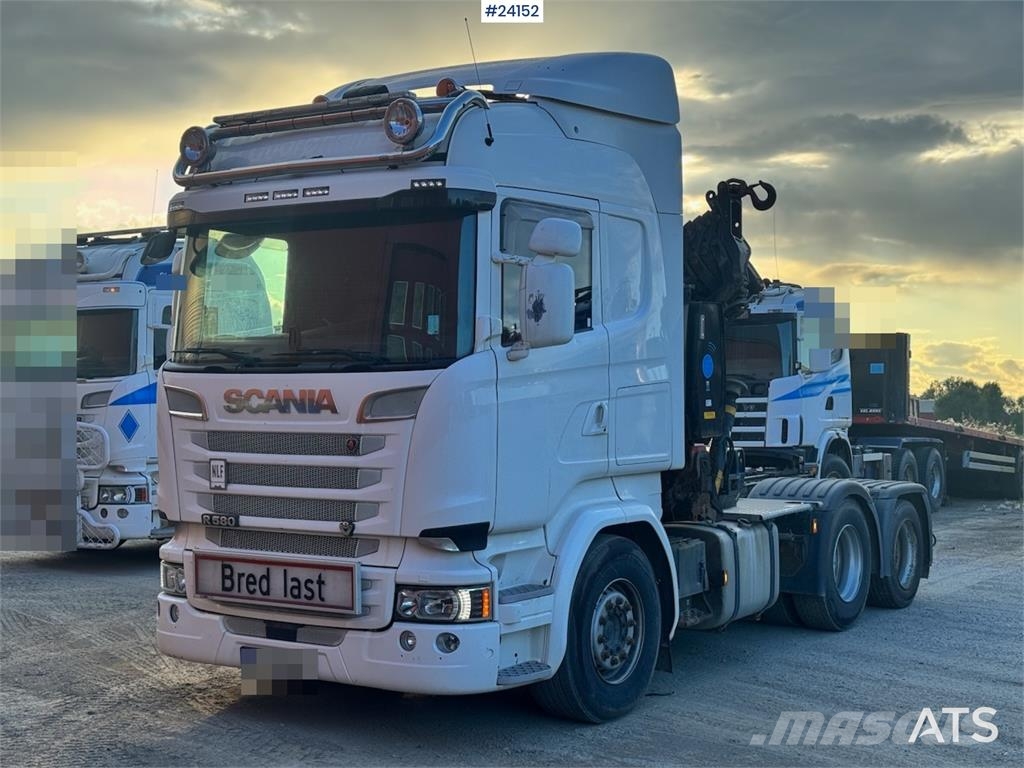 Scania R580 6x2 Crane Tractor with 30 tm Effer Crane WATC Camiones grúa