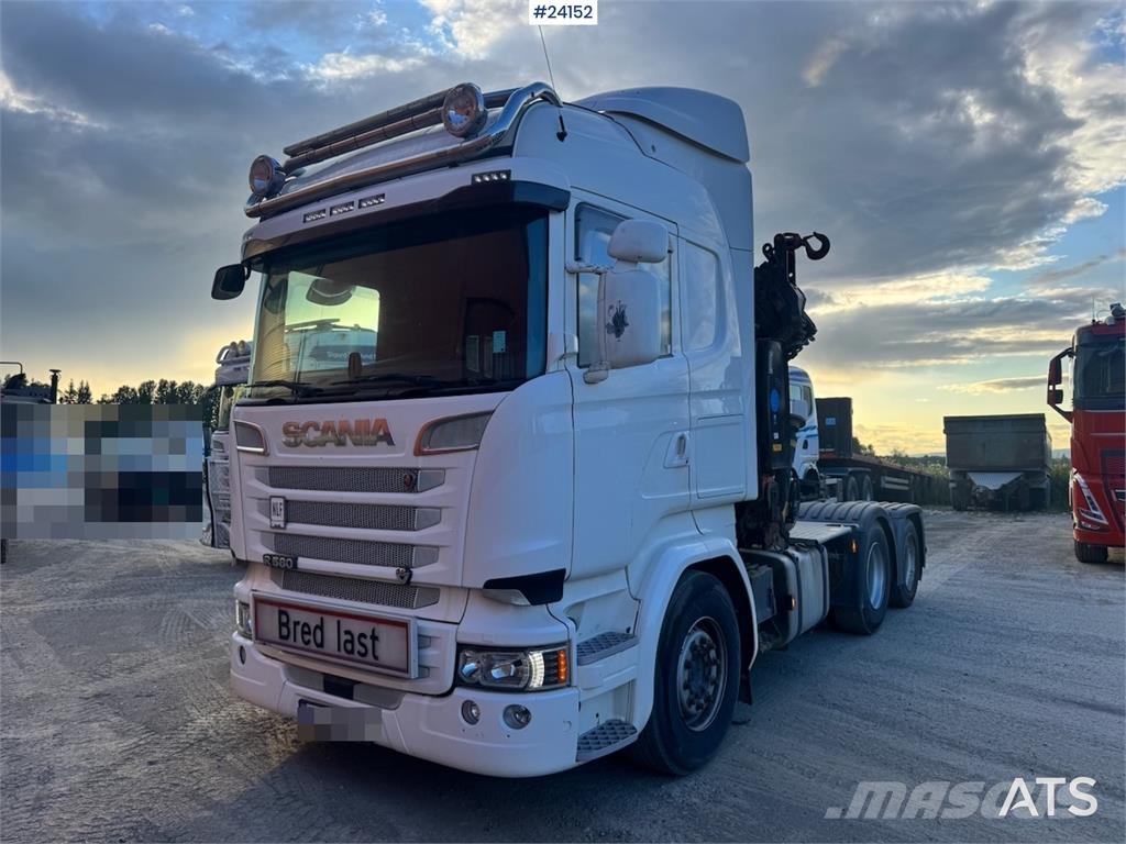 Scania R580 6x2 Crane Tractor with 30 tm Effer Crane WATC Camiones grúa