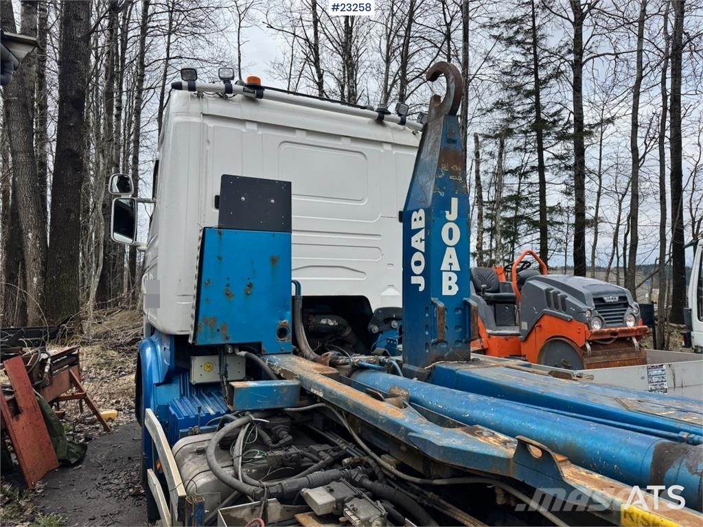 Scania R580 6x2 hook lift truck with JOAB body Repair obj 吊鉤式起重車