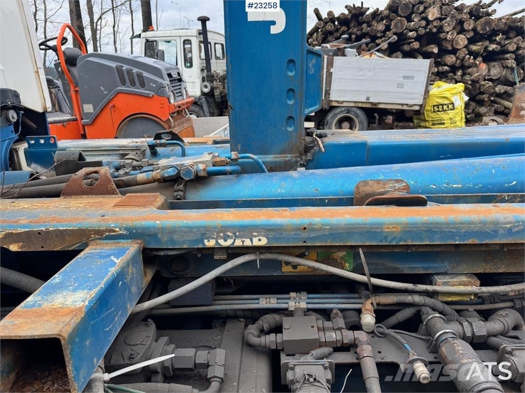 Scania R580 6x2 hook lift truck with JOAB body Repair obj 吊鉤式起重車