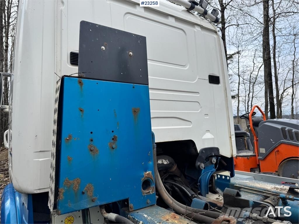 Scania R580 6x2 hook lift truck with JOAB body Repair obj 吊鉤式起重車