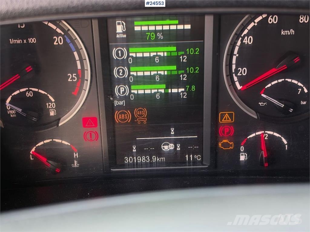 Scania R580 6x4 Tipper truck - 302,000 km Camion benne