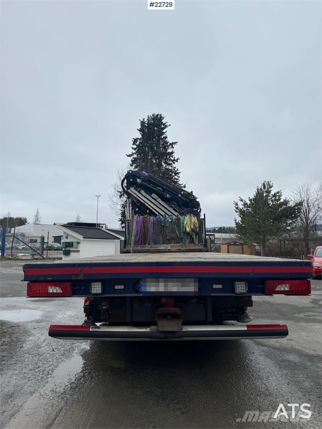 Scania R580 8x2 crane truck – 80 t/m Fassi crane with jib Kraanaga veokid