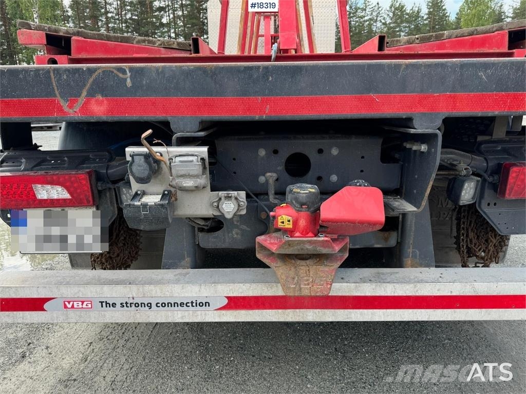 Scania R580 8x2 flatbed truck Camiones de cama baja