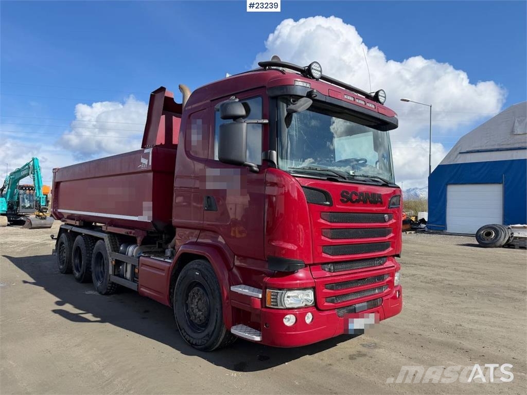 Scania R580 8x4 combi truck w/ new retarder, turntable an Camiones bañeras basculantes o volquetes