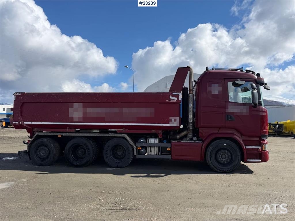 Scania R580 8x4 combi truck w/ new retarder, turntable an Camiones bañeras basculantes o volquetes