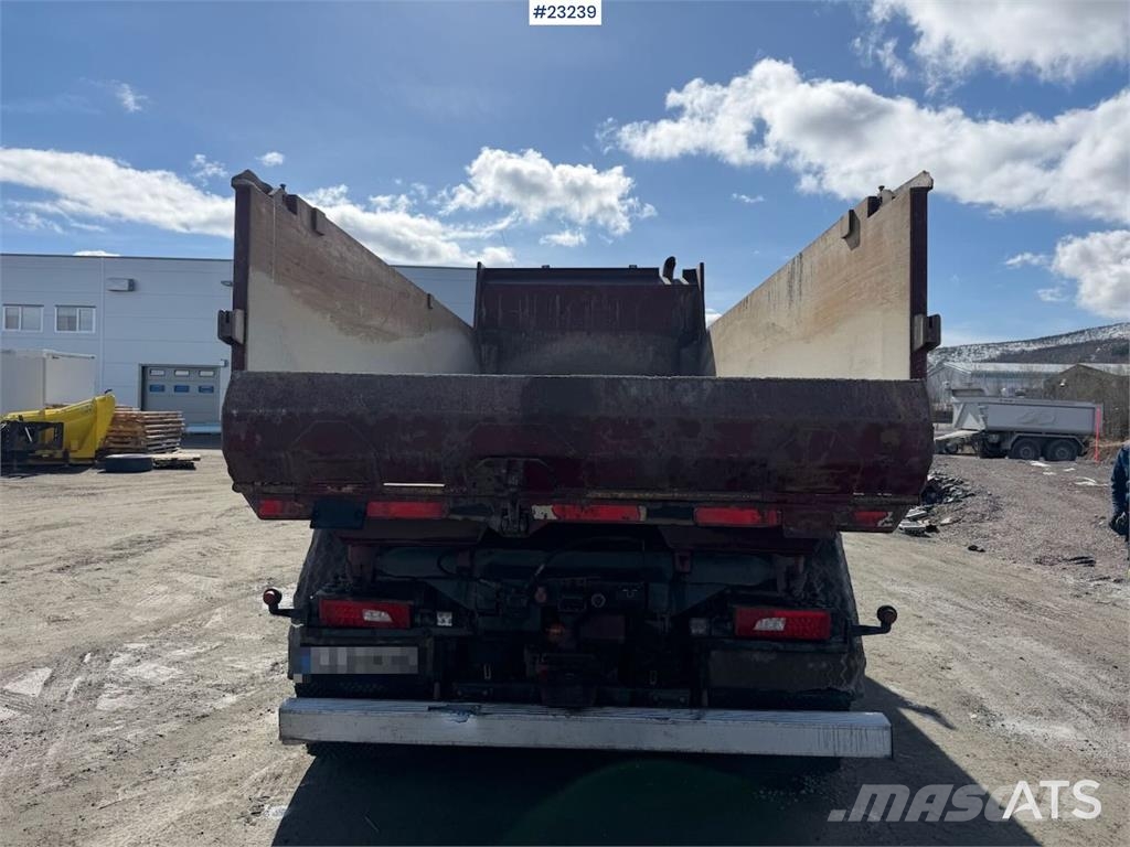 Scania R580 8x4 combi truck w/ new retarder, turntable an Camiones bañeras basculantes o volquetes